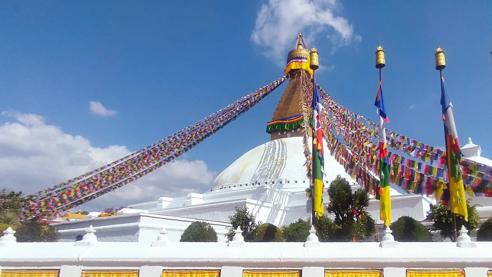 Boudhanath Stupa from rooftop cafe — best viewpoints for travelers