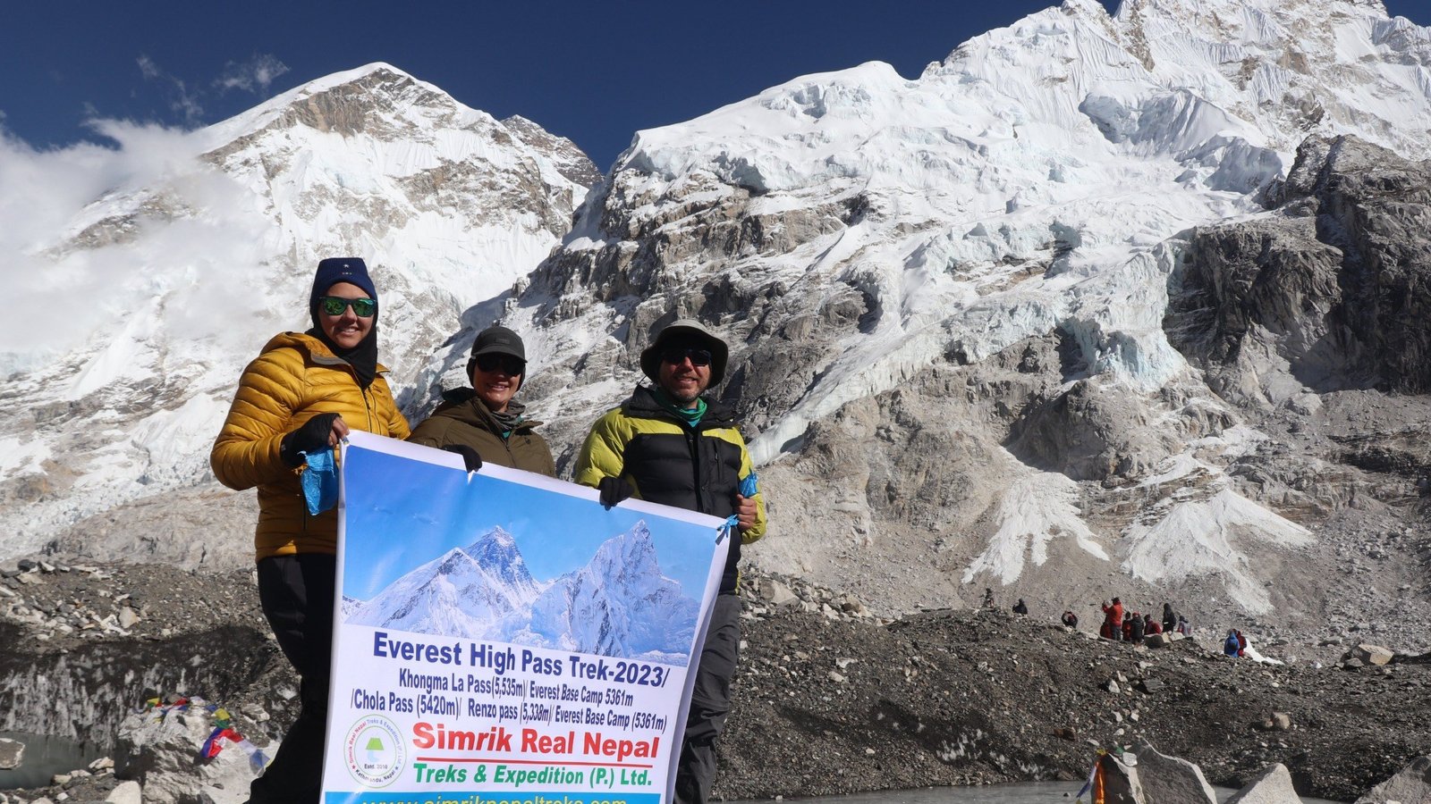 Everest Three High Passes Trek Nepal Khongma La Cho La Renjo La Everest Base Camp Kala Patthar Gokyo Ri Himalayan trekking adventure with expert guides