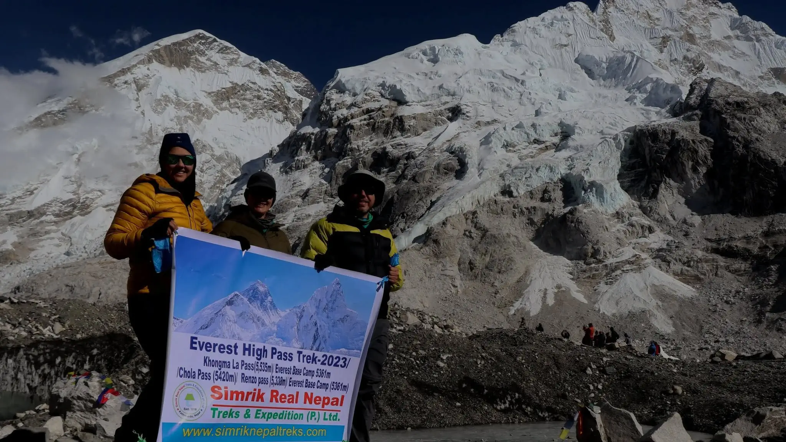 Conquer Everest High Pass Trek with expert guides across Khongma La, Cho La & Renjo La. Explore Everest Base Camp, Kala Patthar & Gokyo Ri for the ultimate Himalayan adventure.