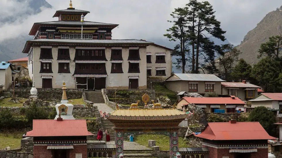 Famous Tengboche Monastery in Sagarmatha National Park on the Everest Base Camp Trek