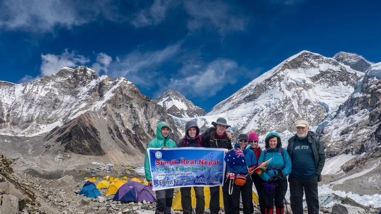Experience the ultimate Himalayan adventure at Everest Base Camp,5,364m