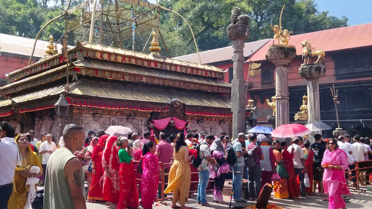 Guheshwari Temple Shakti Peeth Kathmandu Nepal – famous Hindu goddess Parvati shrine near Pashupatinath