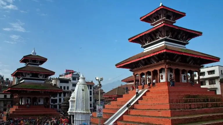 Hanuman Dhoka Durbar Square in Kathmandu, Nepal – UNESCO World Heritage Site known for historic temples, Newar architecture, and cultural heritage.