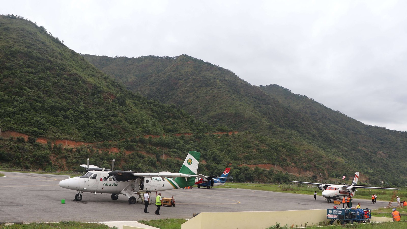 Manthali Airport in Ramechhap, the gateway for early morning flights to Lukla