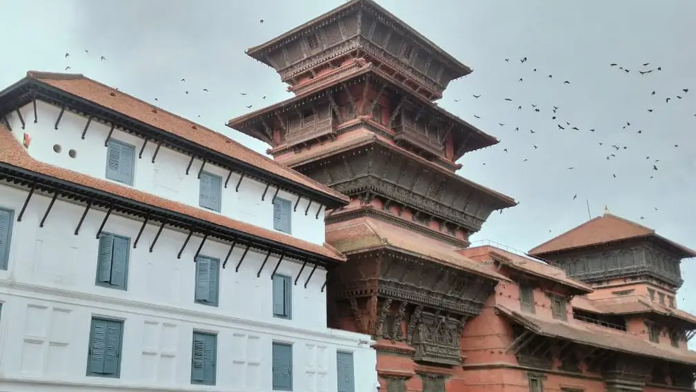 Nautale Durbar at Hanuman Dhoka Durbar Square – historic cultural landmark of Nepal with traditional Newar architecture and royal heritage.