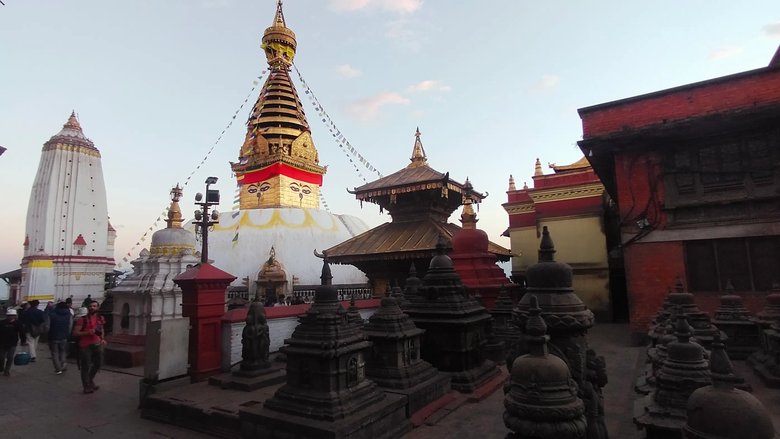 Swayambhu Stupa UNESCO World Heritage Site Kathmandu Nepal