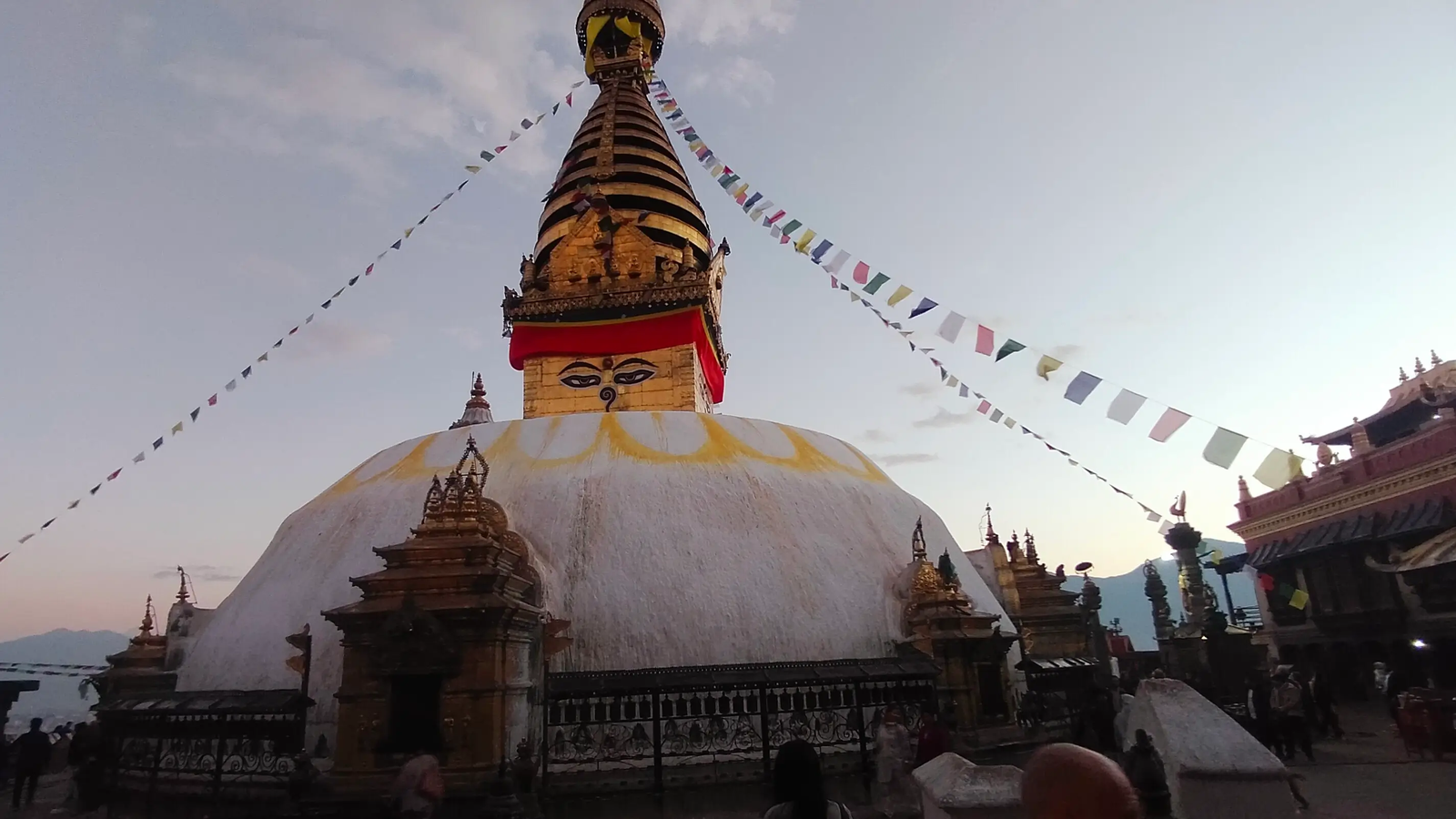 Swayambhunath local Newari artisans stalls near temple grounds