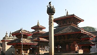 UNESCO World Heritage Site Kathmandu Durbar Square in the heart of Kathmandu Nepal